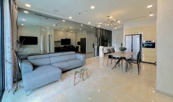 Vinhomes Golden River 2-Bedroom Apartment, District 1 — $1,350/month 79sqm 1,350 USD/month