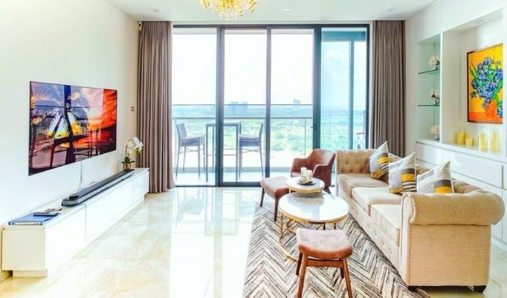 3-Bedroom Luxury Apartment Vinhomes Golden River, District 1 — $1,819/month 118sqm 1,819 USD/month