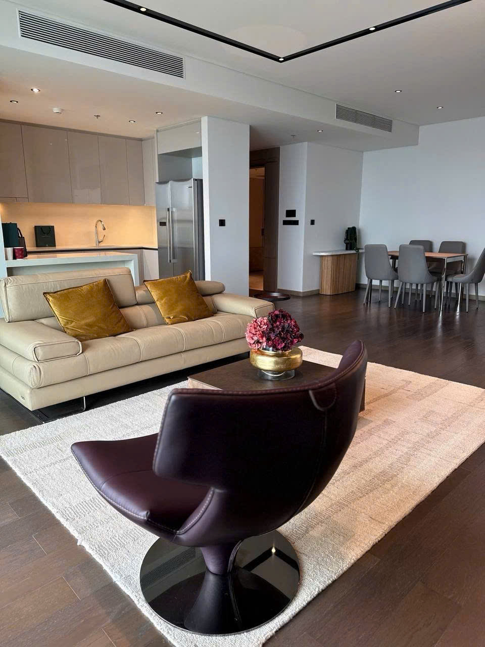 3-Bedroom Luxury Apartment Grand Marina Saigon District 1, $6000/month 153sqm 6,000 USD/month