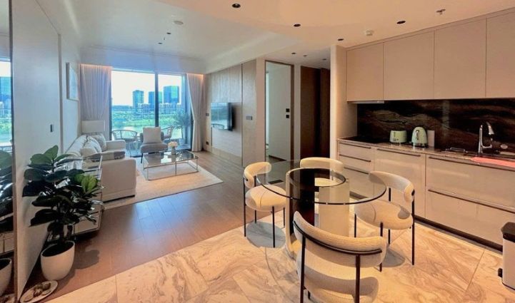 Grand Marina Saigon Apartments: 2BR Luxury Rental on Saigon River 92sqm 3,409 USD/month