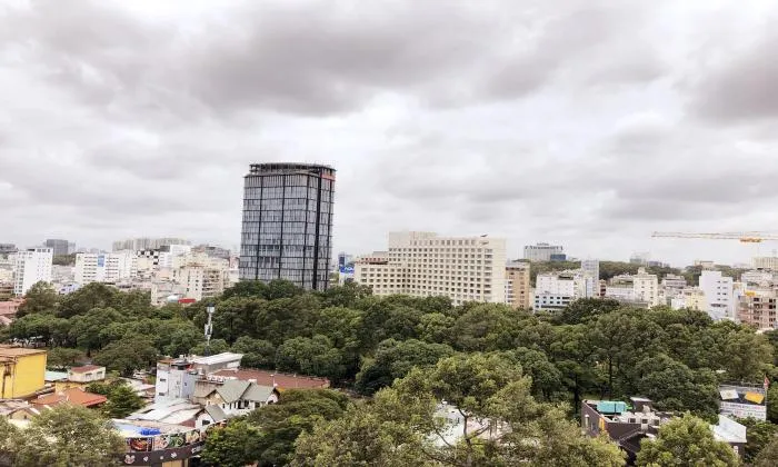 Amazing Wooden Style Three Bedroom Ben Thanh Tower Apartment For Rent District 1 HCMC 120sqm 2,500 USD/month