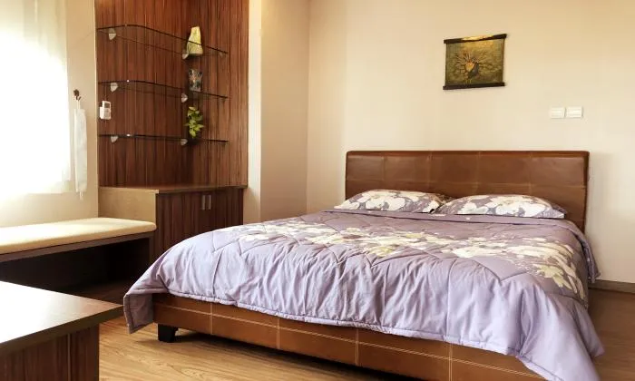 Amazing Wooden Style Three Bedroom Ben Thanh Tower Apartment For Rent District 1 HCMC 120sqm 2,500 USD/month