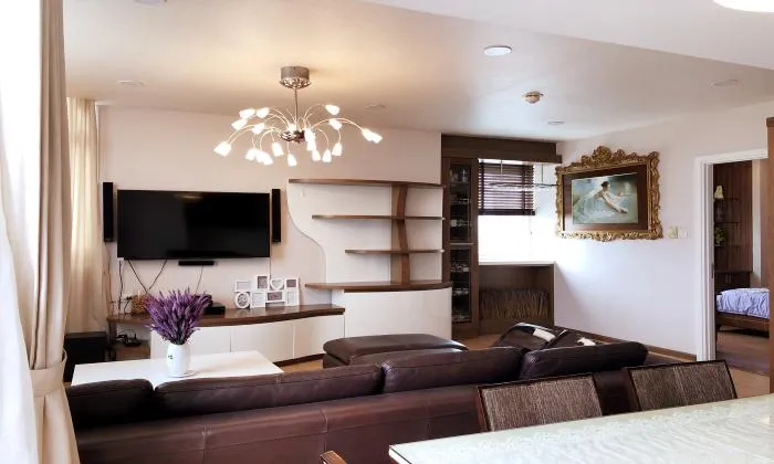 Amazing Wooden Style Three Bedroom Ben Thanh Tower Apartment For Rent District 1 HCMC 120sqm 2,500 USD/month