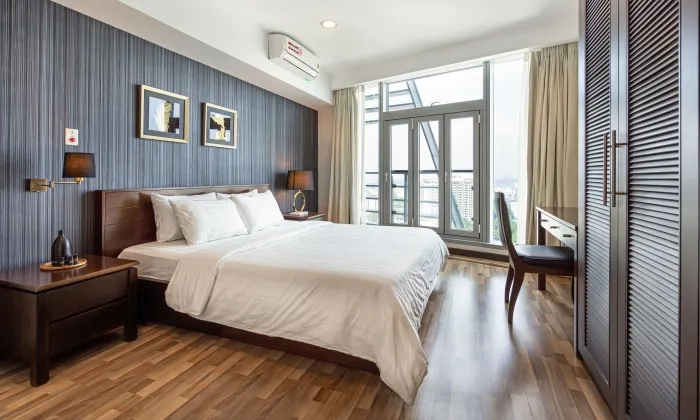 Renovation Three Bedroom Apartment For Rent in Sailing Tower District 1 HCMC 124sqm 2,000 USD/month