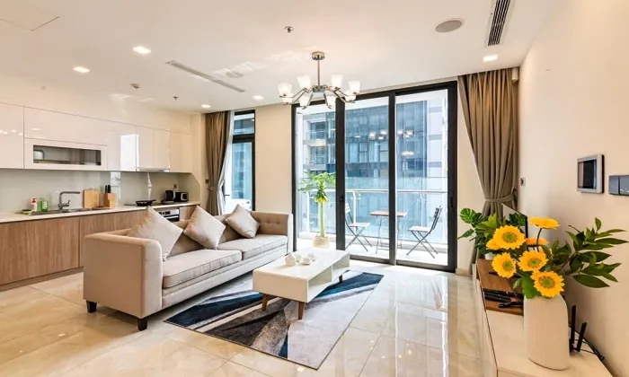 Viewing To The Zoo Three Bedroom Apartment in Golden River District 1 HCMC 110sqm 1,600 USD/month