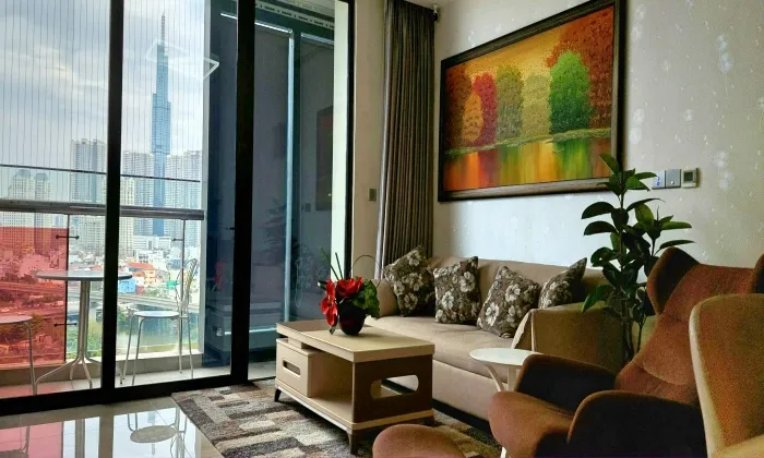 Big Size Two Bedroom Apartment For Rent in Vinhomes Golden River District 1 HCMC 84sqm 1,300 USD/month