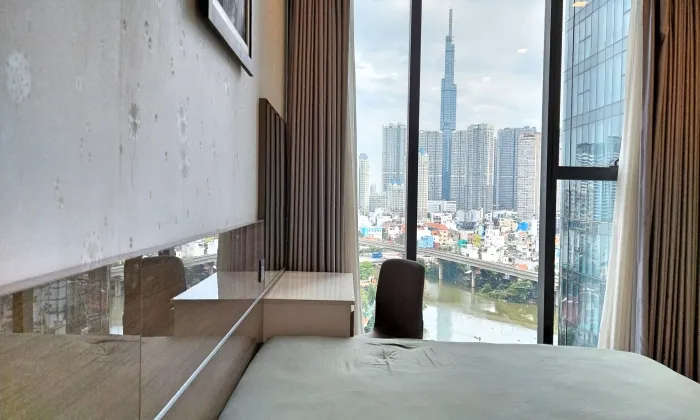 Big Size Two Bedroom Apartment For Rent in Vinhomes Golden River District 1 HCMC 84sqm 1,300 USD/month