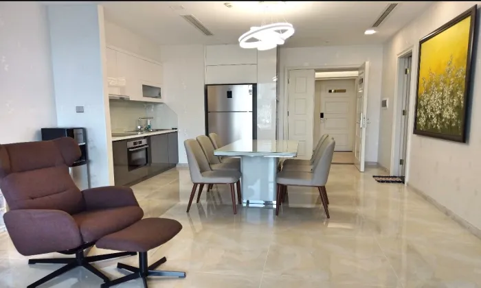 Big Size Two Bedroom Apartment For Rent in Vinhomes Golden River District 1 HCMC 84sqm 1,300 USD/month