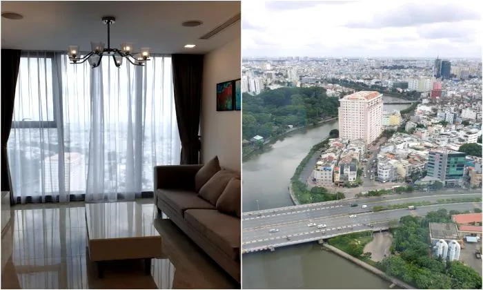 Zoo view Vinhomes Golden River Apartment for rent HCMC 50sqm 1,000 USD/month