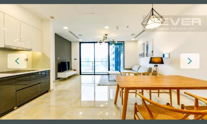 River View Vinhomes Golden River Apartment For Rent HCMC 78sqm 1,600 USD/month