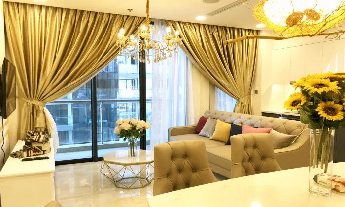Nice Vinhomes Golden River Apartment For Rent HCMC 70sqm 1,300 USD/month