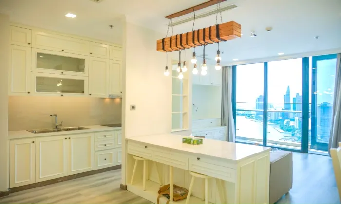 Modern Two Bedroom Apartment For Rent Aqua 3 Golden River 80sqm 1,400 USD/month