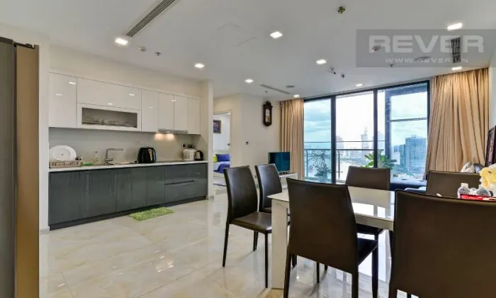 Good Size Two Bedroom Apartment For Rent in Vinhomes Golden River District 1 HCMC 77sqm 1,300 USD/month