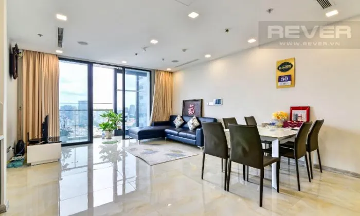 Good Size Two Bedroom Apartment For Rent in Vinhomes Golden River District 1 HCMC 77sqm 1,300 USD/month