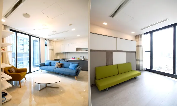 Batthtup Two Bedroom Apartment in Vinhome Golden River For Rent in District 01 HCMC 70sqm 1,500 USD/month
