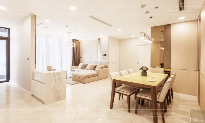 Modern 3Beds Vinhomes Golden River Apartment for rent HCMC 98sqm 1,700 USD/month