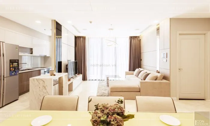 Modern 3Beds Vinhomes Golden River Apartment for rent HCMC 98sqm 1,700 USD/month