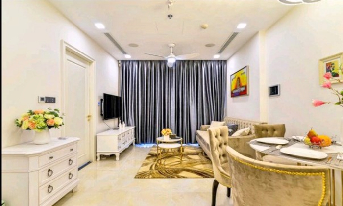 High Floor Two Bedroom Apartment in Aqua 4 For Rent HCM