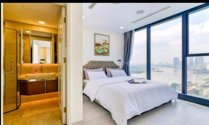 High Floor Two Bedroom Apartment in Aqua 4 For Rent HCM 67sqm 1,200 USD/month