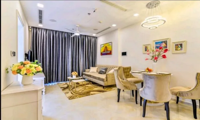 High Floor Two Bedroom Apartment in Aqua 4 For Rent HCM 67sqm 1,200 USD/month