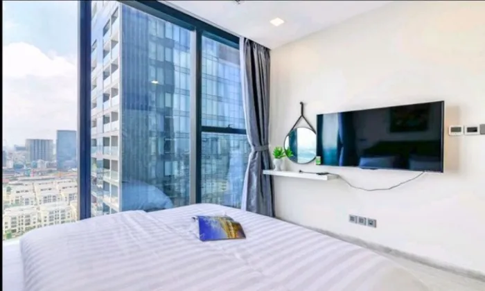 High Floor Two Bedroom Apartment in Aqua 4 For Rent HCM 67sqm 1,200 USD/month
