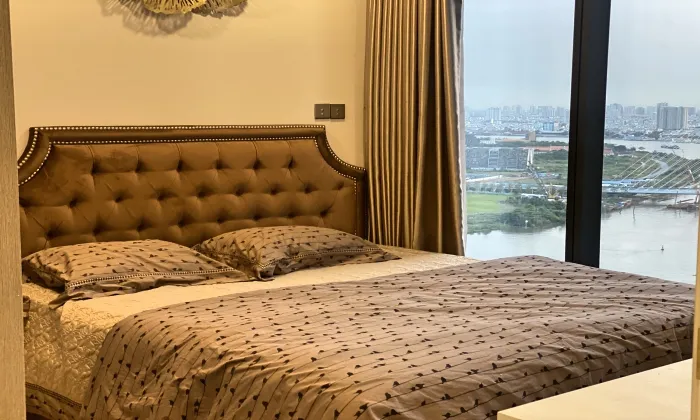 Blue Design Apartment For Rent Aqua 4 Vinhomes Golden River 67sqm 1,200 USD/month