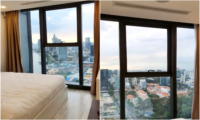 Two Bedroom Apartment For Rent in Lux 6 Golden River District 1 HCMC 77sqm 1,200 USD/month