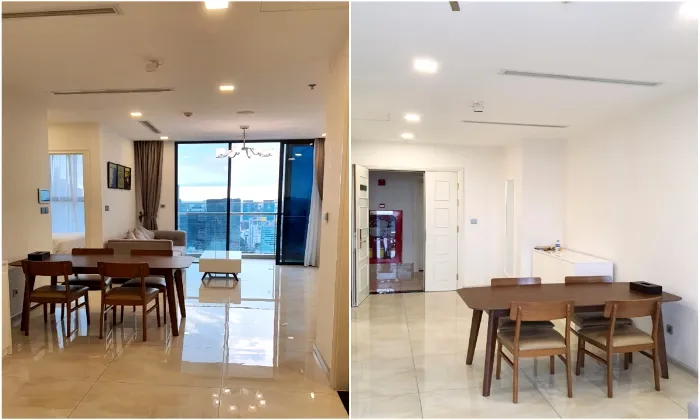 Two Bedroom Apartment For Rent in Lux 6 Golden River District 1 HCMC 77sqm 1,200 USD/month
