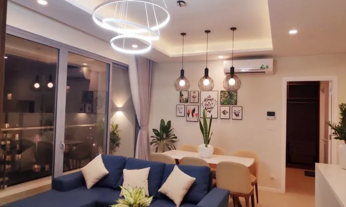 Amazing Interior Two Bedroom Apartment For Rent in Diamond Island District 2 HCMC 90sqm 1,200 USD/month