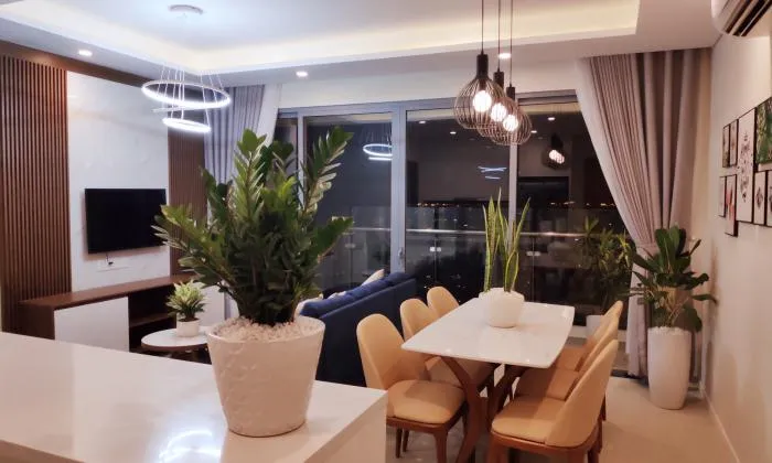 Amazing Interior Two Bedroom Apartment For Rent in Diamond Island District 2 HCMC 90sqm 1,200 USD/month
