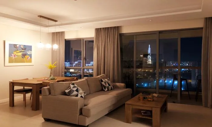 Stunning Fire Works View Two Bedroom Apartment For Rent Diamond Island District 2 HCMC 94sqm 1,200 USD/month