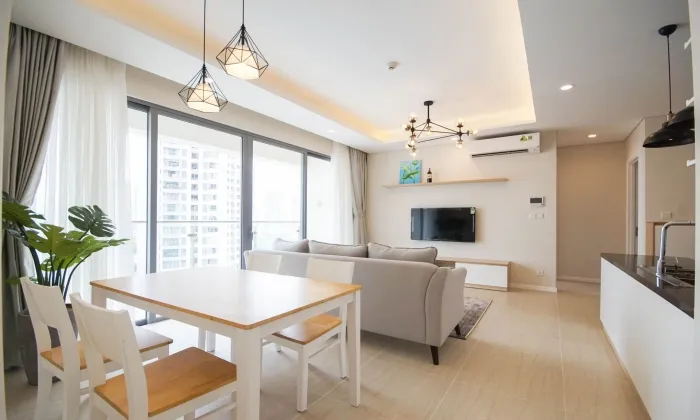 Simply and Modern Two Bedroom Apartment For Rent in Diamond Island District 2 HCM 90sqm 1,100 USD/month