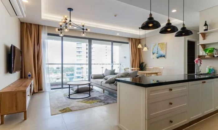 Two Bedroom Apartment With Nice Furniture For Rent in Diamond Island District 2 HCMC 90sqm 1,200 USD/month