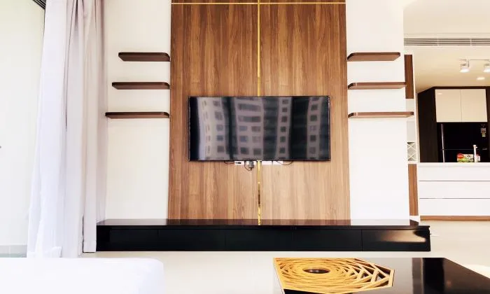 Pool View Of Three Bedroom Apartment in Diamond island District 2 HCMC 115sqm 1,500 USD/month