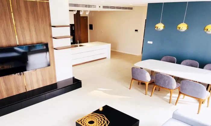 Pool View Of Three Bedroom Apartment in Diamond island District 2 HCMC 115sqm 1,500 USD/month