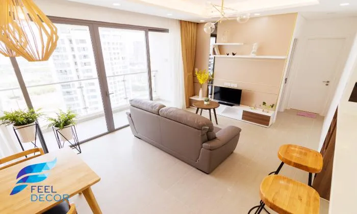 Brilliant Decoration Two Bedroom Diamond Island Apartment For Rent in District 2 HCMC 90sqm 1,200 USD/month
