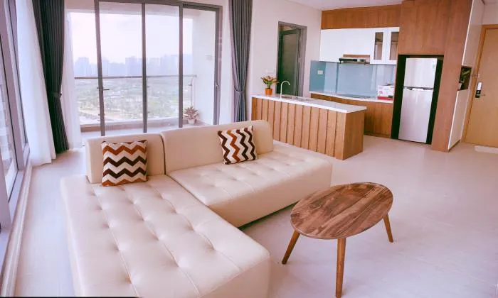 Panorama View Of Two Bedroom Apartment in Diamond Island In District 2 HCMC 90sqm 1,100 USD/month