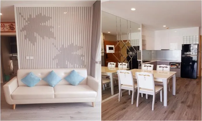 Scandinavian Office Combine One Bedroom Apartment in District 2 HCMC 50sqm 800 USD/month