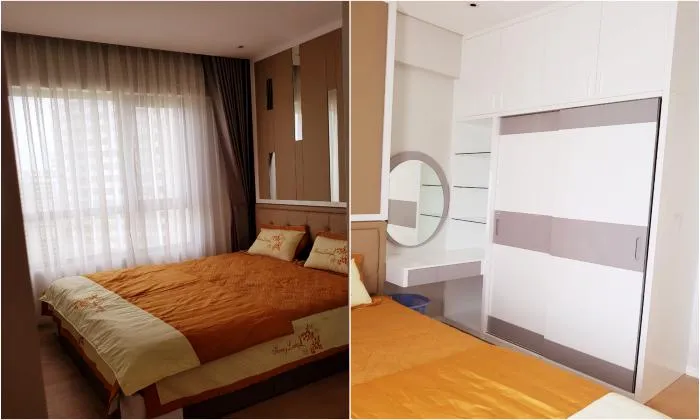 Scandinavian Office Combine One Bedroom Apartment in District 2 HCMC 50sqm 800 USD/month