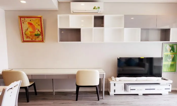 Scandinavian Office Combine One Bedroom Apartment in District 2 HCMC 50sqm 800 USD/month
