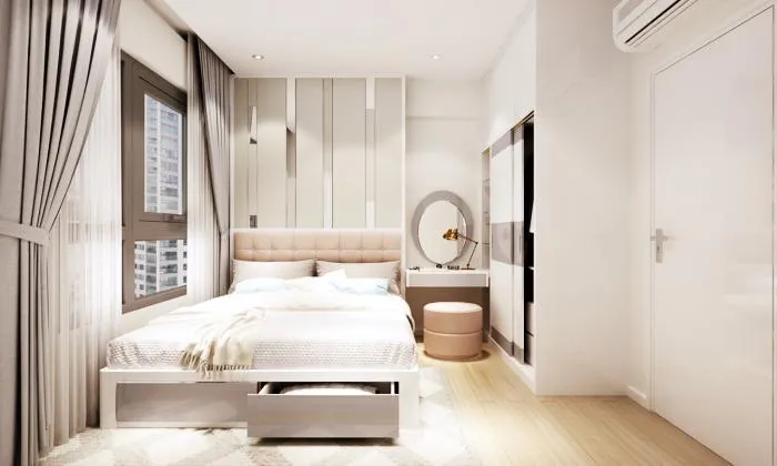 Scandinavian Office Combine One Bedroom Apartment in District 2 HCMC 50sqm 800 USD/month