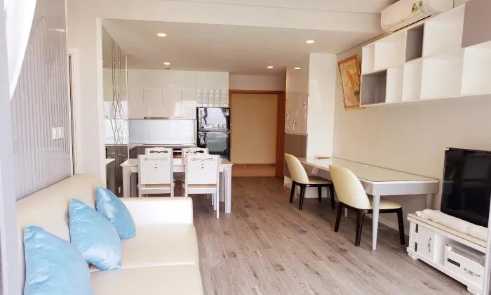 Scandinavian Office Combine One Bedroom Apartment in District 2 HCMC 50sqm 800 USD/month