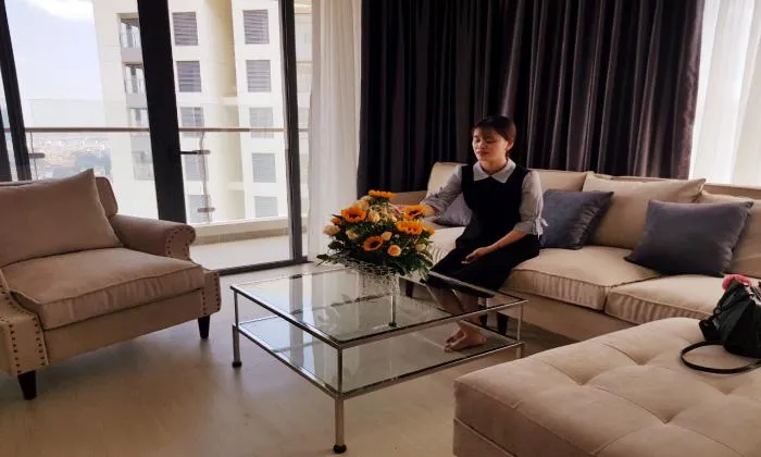 Brilliant Three Bedroom Apartment For Rent in Diamond Island District 2 HCM City 113sqm 1,300 USD/month