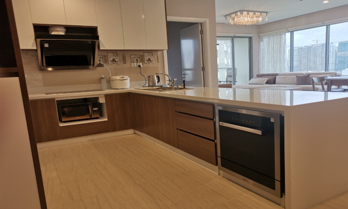 Japanese Style Three Bedroom Apartment For Rent in Diamond Island District 2 HCMC