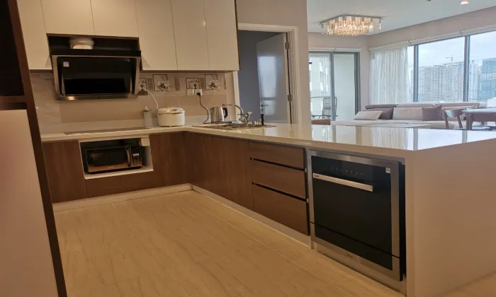 Japanese Style Three Bedroom Apartment For Rent in Diamond Island District 2 HCMC 115sqm 1,500 USD/month