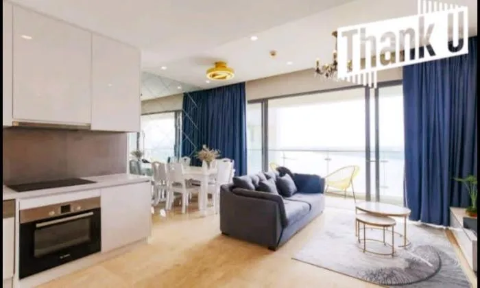 Directly River View  One Bedroom Apartment For Rent in Diamond Island District 2 HCMC 50sqm 900 USD/month