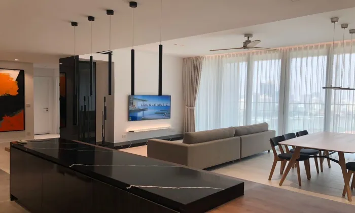 Spacious And Amazing View Three Bedroom Apartment in Empire City District 2 HCMC 146sqm 3,000 USD/month