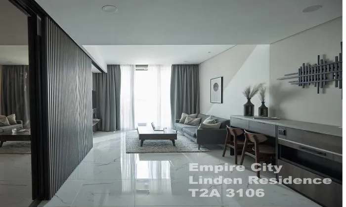 Perfect View One Bedroom Apartment For Rent in Empire City District 2 HCMC 64sqm 1,200 USD/month