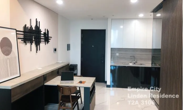 Perfect View One Bedroom Apartment For Rent in Empire City District 2 HCMC 64sqm 1,200 USD/month