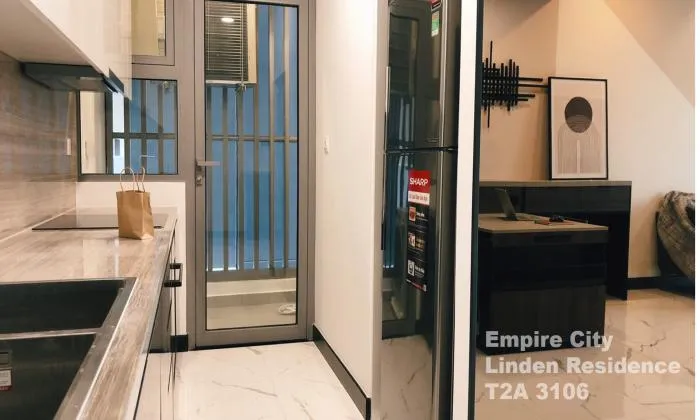 Perfect View One Bedroom Apartment For Rent in Empire City District 2 HCMC 64sqm 1,200 USD/month